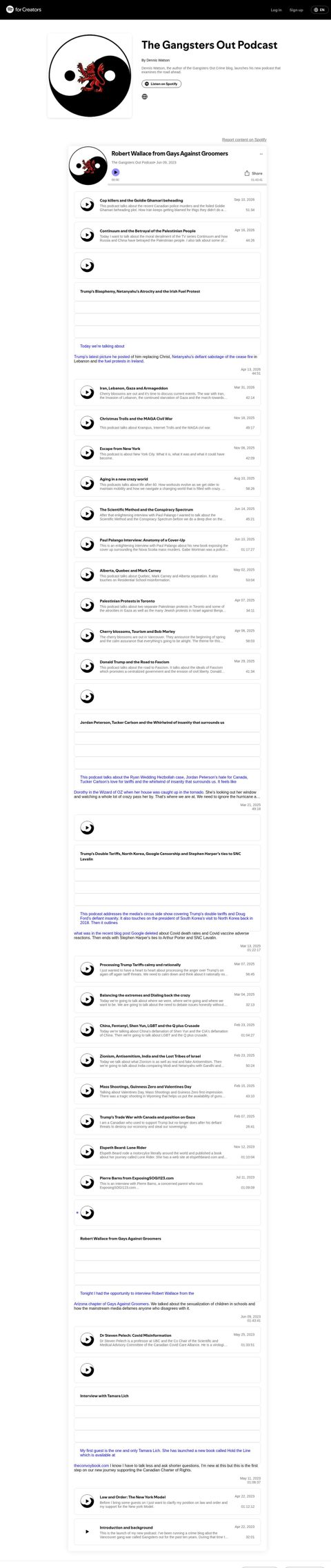 Captured original article page: Robert Wallace from Gays Against Groomers